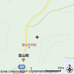 島根県大田市富山町山中1441周辺の地図