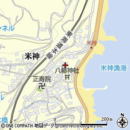神奈川県小田原市米神6周辺の地図