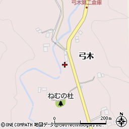 千葉県夷隅郡大多喜町弓木521周辺の地図