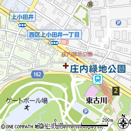 愛知県名古屋市西区上小田井1丁目12周辺の地図