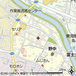 静岡県富士宮市野中東町周辺の地図
