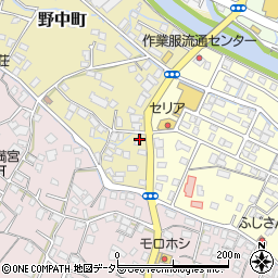 静岡県富士宮市野中町845周辺の地図