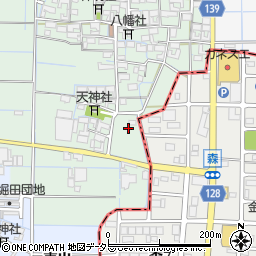 愛知県稲沢市中之庄町辻畑209周辺の地図