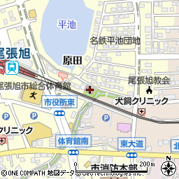 愛知県尾張旭市東大道町原田2561周辺の地図