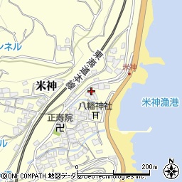神奈川県小田原市米神8周辺の地図