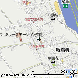 株式会社西日本宇佐美　多賀サービスエリア下り線給油所周辺の地図
