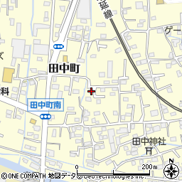 静岡県富士宮市田中町894-15周辺の地図