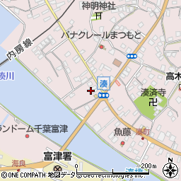 千葉県富津市湊52周辺の地図
