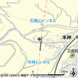 神奈川県小田原市米神233周辺の地図