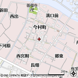 愛知県稲沢市今村町周辺の地図