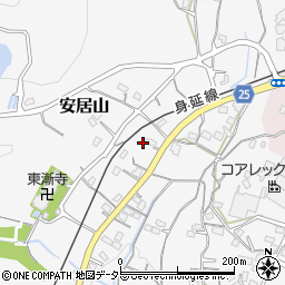 静岡県富士宮市安居山793周辺の地図