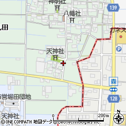 愛知県稲沢市中之庄町辻畑17周辺の地図