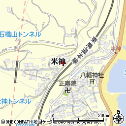 神奈川県小田原市米神224-5周辺の地図