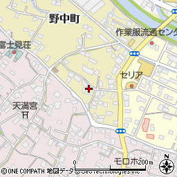 静岡県富士宮市野中町812周辺の地図