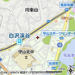 愛知県名古屋市守山区松坂町170周辺の地図