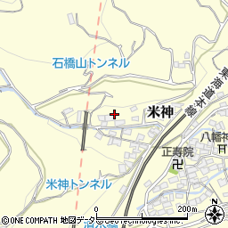 神奈川県小田原市米神234周辺の地図
