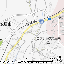 静岡県富士宮市安居山864周辺の地図