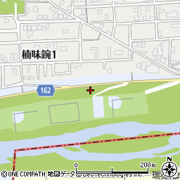 松河戸西枇杷島線周辺の地図