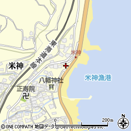 神奈川県小田原市米神43周辺の地図