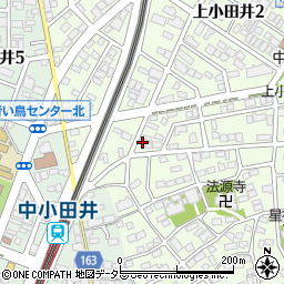 愛知県名古屋市西区上小田井1丁目361周辺の地図
