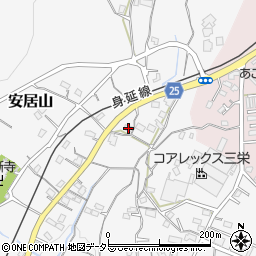静岡県富士宮市安居山861周辺の地図