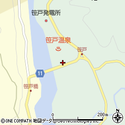 愛知県豊田市笹戸町（惣作）周辺の地図