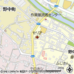 １００円ショップセリア野中店周辺の地図
