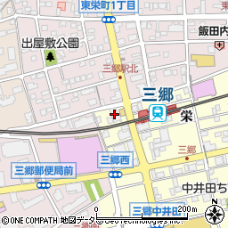 秋田屋呉服店周辺の地図