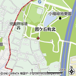 愛知県尾張旭市霞ケ丘町北周辺の地図