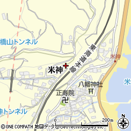 神奈川県小田原市米神221周辺の地図