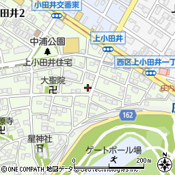 愛知県名古屋市西区上小田井1丁目101周辺の地図