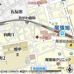 愛知県尾張旭市東大道町原田2608-7周辺の地図