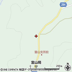 島根県大田市富山町山中1718周辺の地図