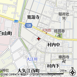 大矢町公民館周辺の地図