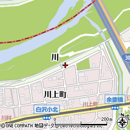 愛知県名古屋市守山区川周辺の地図