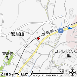 静岡県富士宮市安居山858周辺の地図