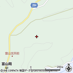島根県大田市富山町山中1429周辺の地図