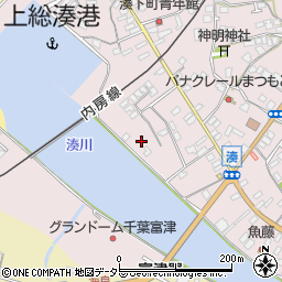 千葉県富津市湊1681周辺の地図