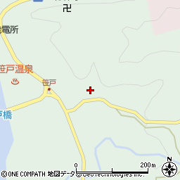 愛知県豊田市笹戸町天白周辺の地図