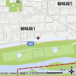 愛知県名古屋市北区楠味鋺1丁目1025周辺の地図