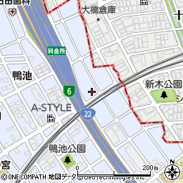 愛知県清須市阿原（九丁田）周辺の地図