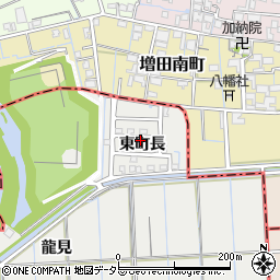 愛知県あま市森（東町長）周辺の地図