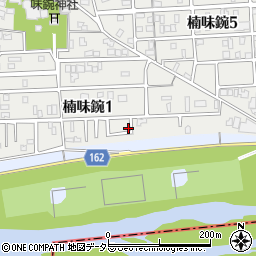 愛知県名古屋市北区楠味鋺1丁目1107周辺の地図