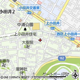 愛知県名古屋市西区上小田井1丁目107周辺の地図