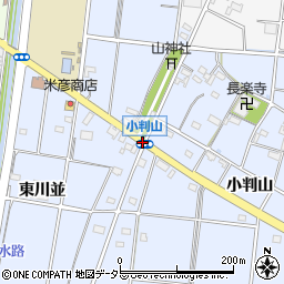 小判山周辺の地図