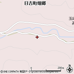 京都府南丹市日吉町畑郷（森ノ尻）周辺の地図