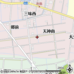 愛知県稲沢市附島町天神南74周辺の地図