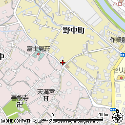 静岡県富士宮市野中町608周辺の地図