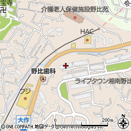 ライブタウン湘南野比５号棟周辺の地図