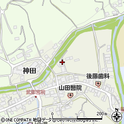 愛知県豊田市武節町古町屋周辺の地図